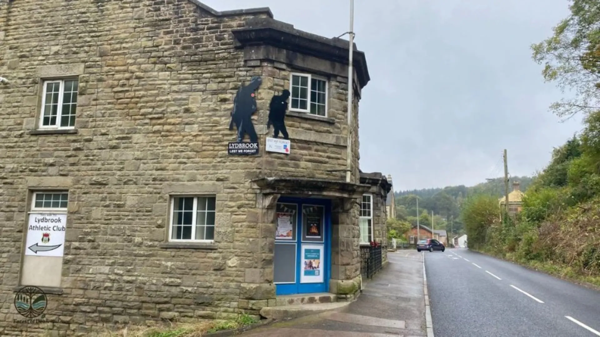 Interior of Lydbrook Memorial Hall