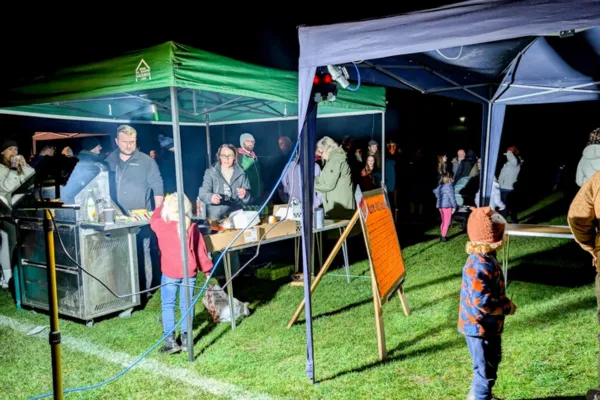 Lydbrook Memorial Hall - Our First Bonfire Night
