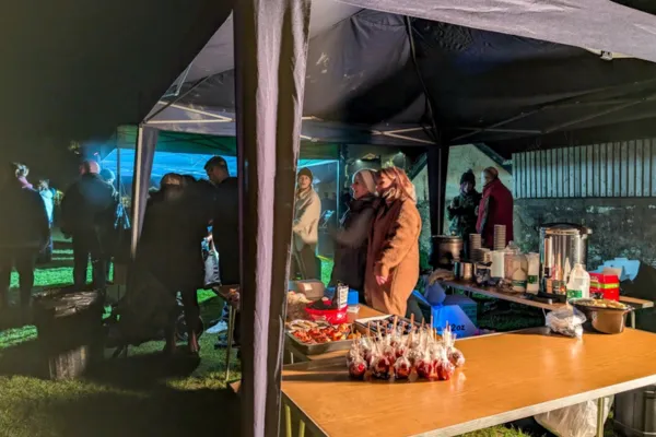 Lydbrook Memorial Hall - Our First Bonfire Night