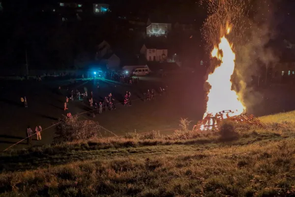 Lydbrook Memorial Hall - Our First Bonfire Night