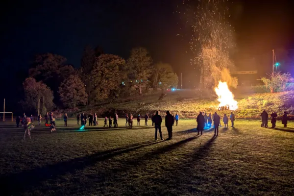 Lydbrook Memorial Hall - Our First Bonfire Night