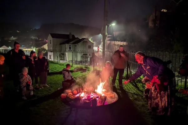 Lydbrook Memorial Hall - Our First Bonfire Night